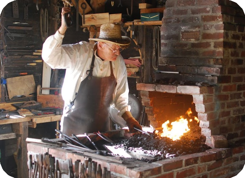 Blacksmith smithing