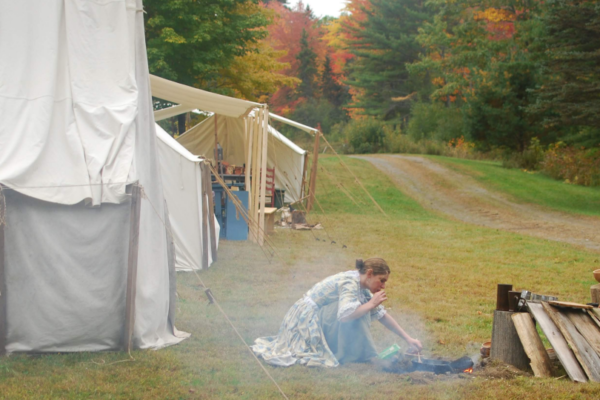 2018 Living History Getting the Fire Going