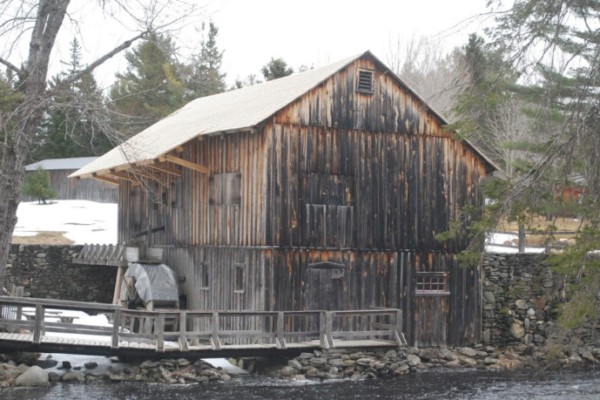 Mill in winter