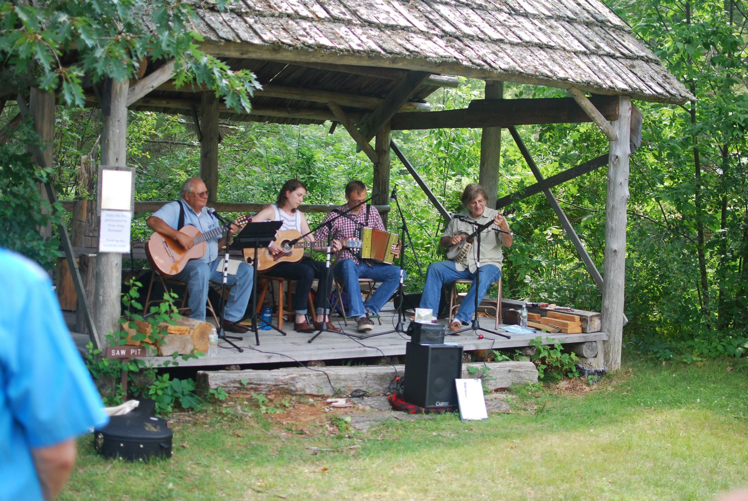 From Away Downeast band playing.